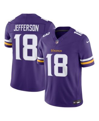 Men's Justin Jefferson Purple Minnesota Vikings Vapor F.U.S.E. Stitched Limited Jersey