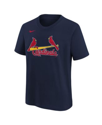 Big Boys and Girls Navy St. Louis Cardinals Wordmark T-Shirt