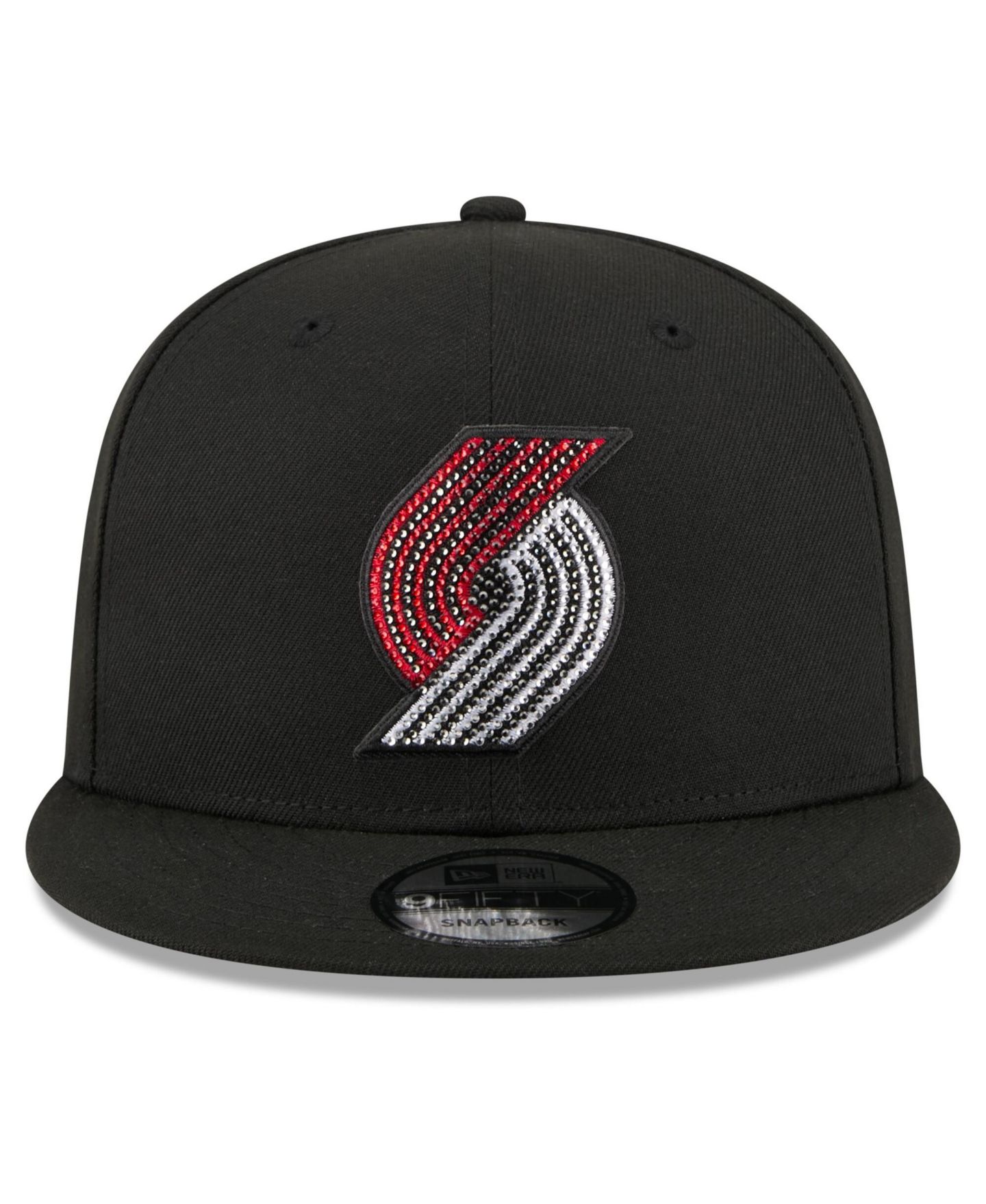Мужские головные уборы New Era Black Portland Trail Blazers 2026 NBA Draft Crystal 9FIFTY Snapback Hat — фото 13