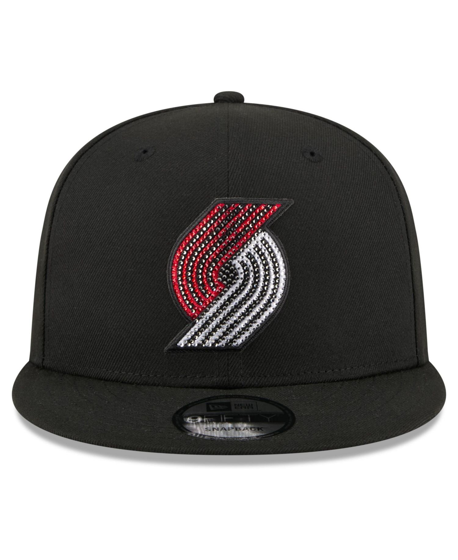 Men's Black Portland Trail Blazers 2026 NBA Draft Crystal 9FIFTY Snapback Hat