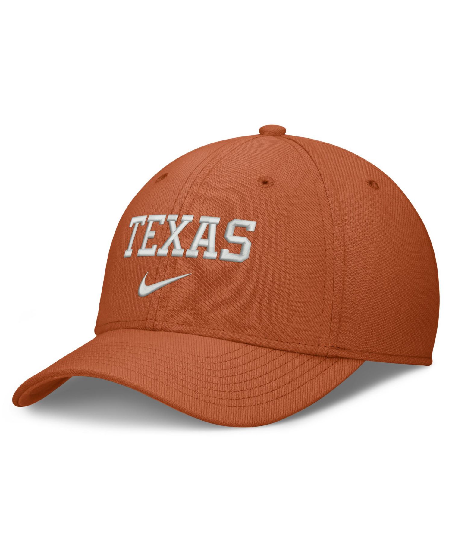 Men's Texas Orange Texas Longhorns Rise On-Field SwooshFlex Dri-FIT Flex Hat
