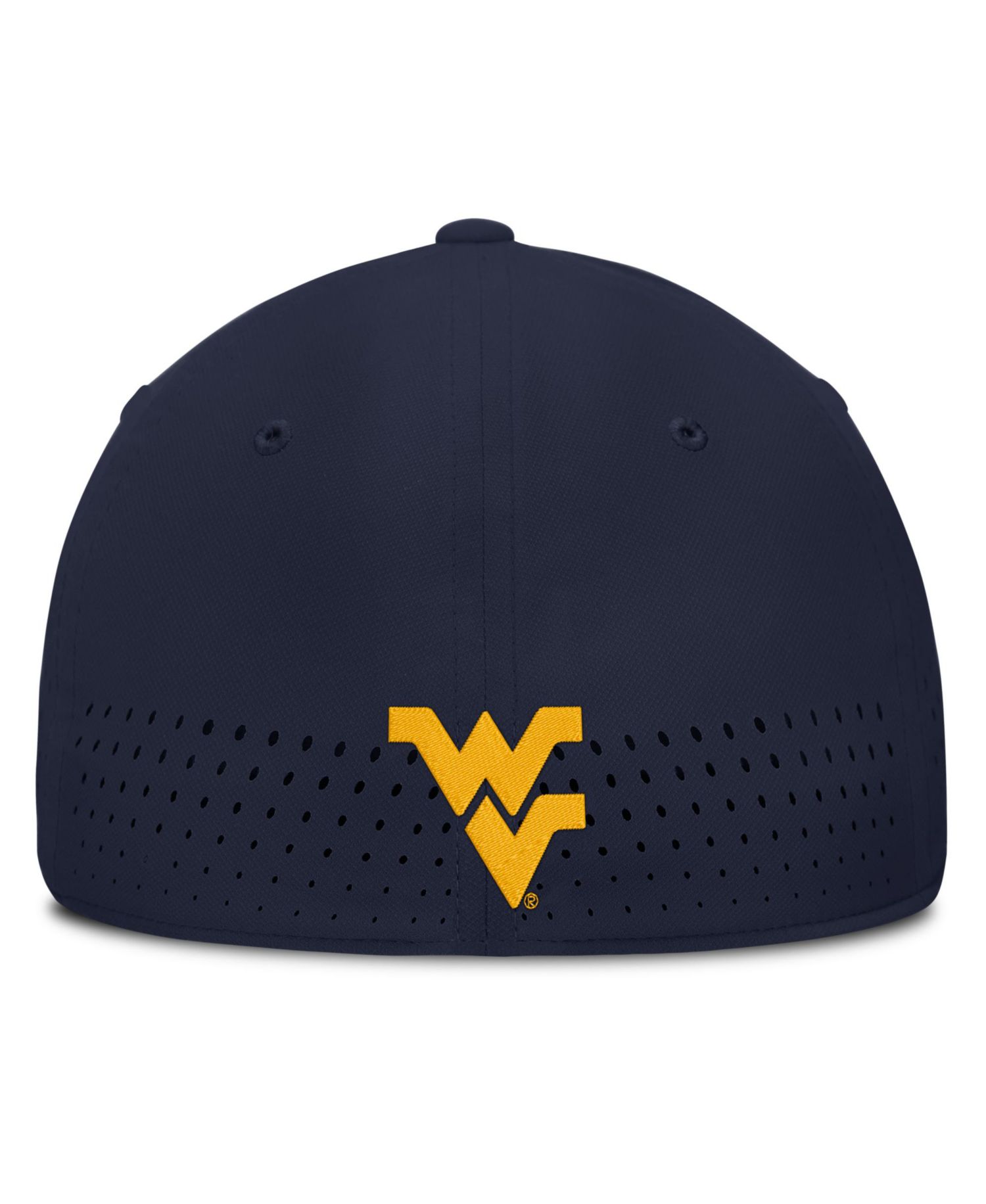 Men's Navy West Virginia Mountaineers Gameday Aerobill Swooshflex Dri-FIT Hat