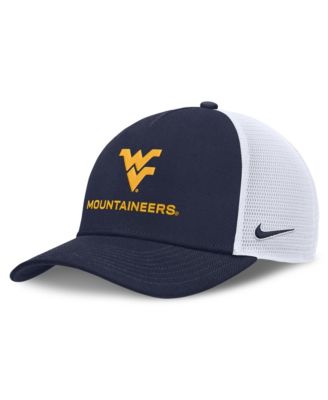 Men's and Women's Navy West Virginia Mountaineers 2026 On-Field Gameday Trucker Hat
