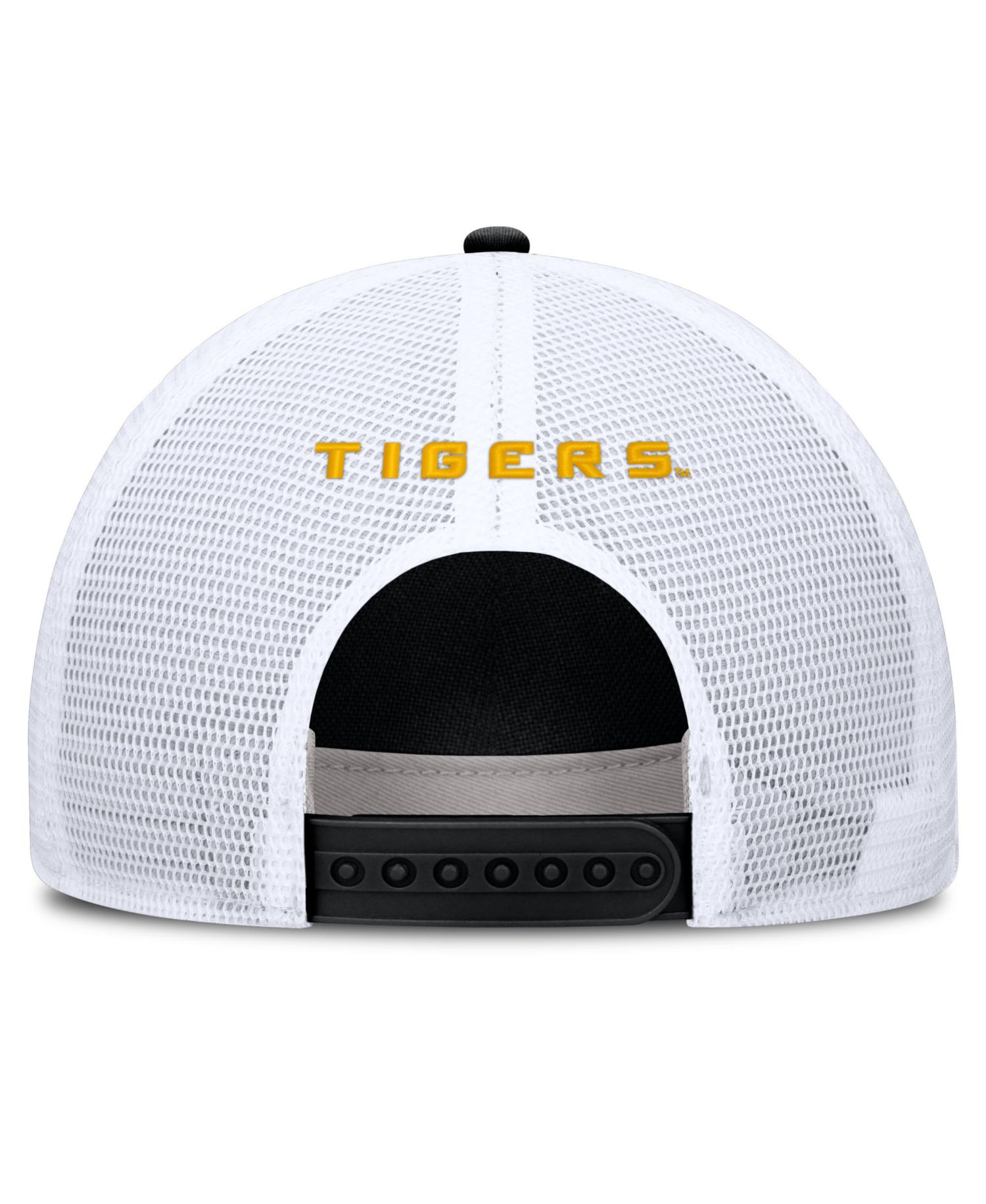 Men's and Women's Black LSU Tigers Game Day Rope Trucker Adjustable Hat