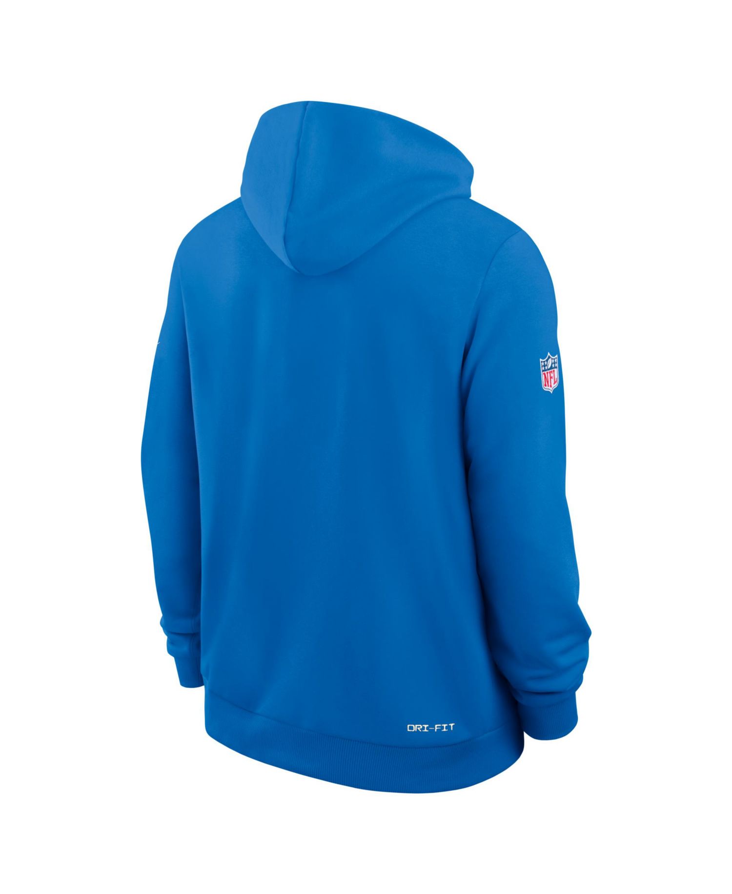 Men's Blue Detroit Lions Sideline Standard Issue Dri-FIT Hoodie