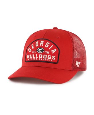 Men's Red Georgia Bulldogs Leland Trucker Adjustable Hat