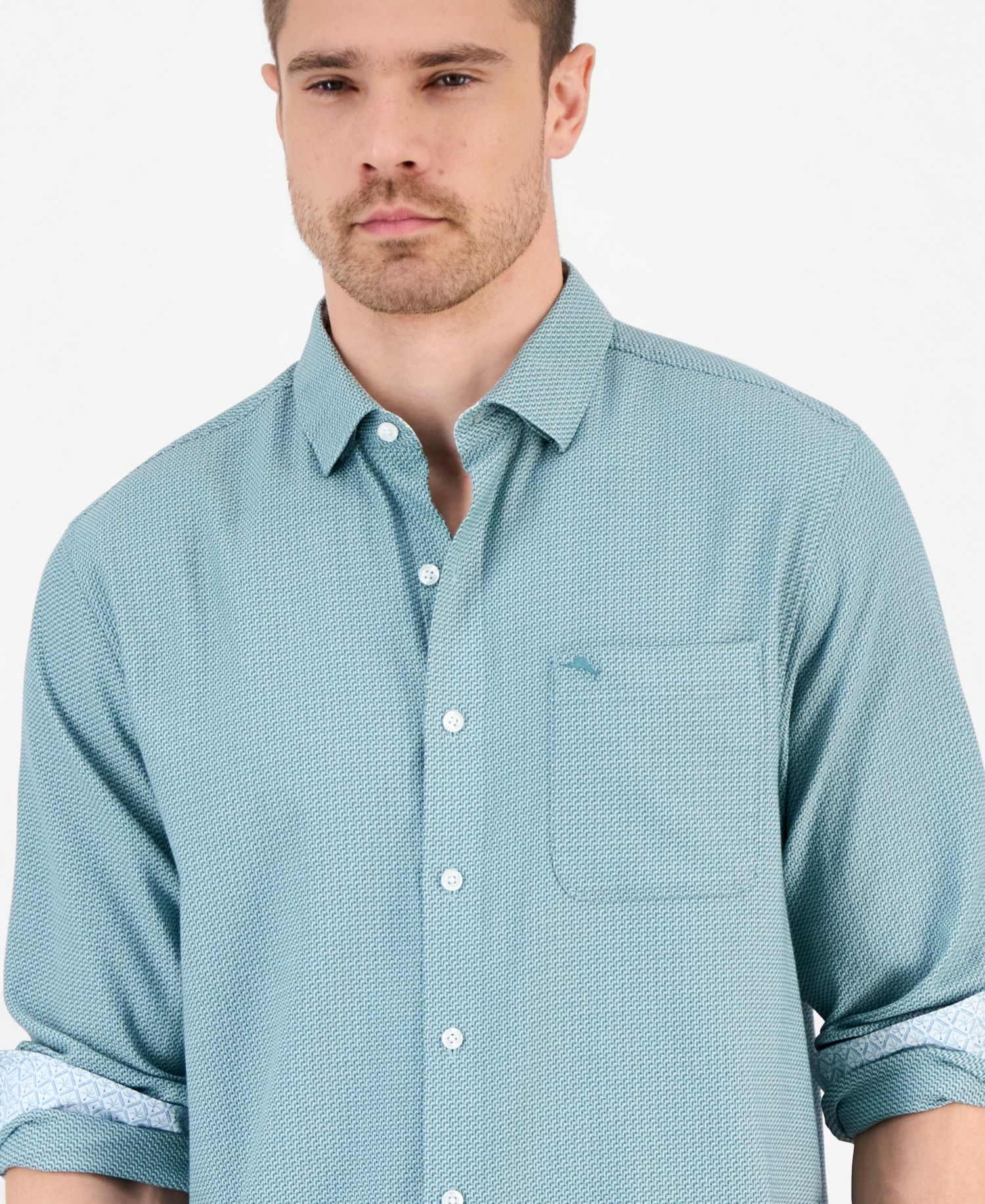Men's Solid Woven Shirt