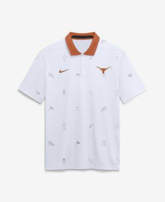 Men's White Texas Longhorns Vapor Pattern Dri-FIT Polo Shirt