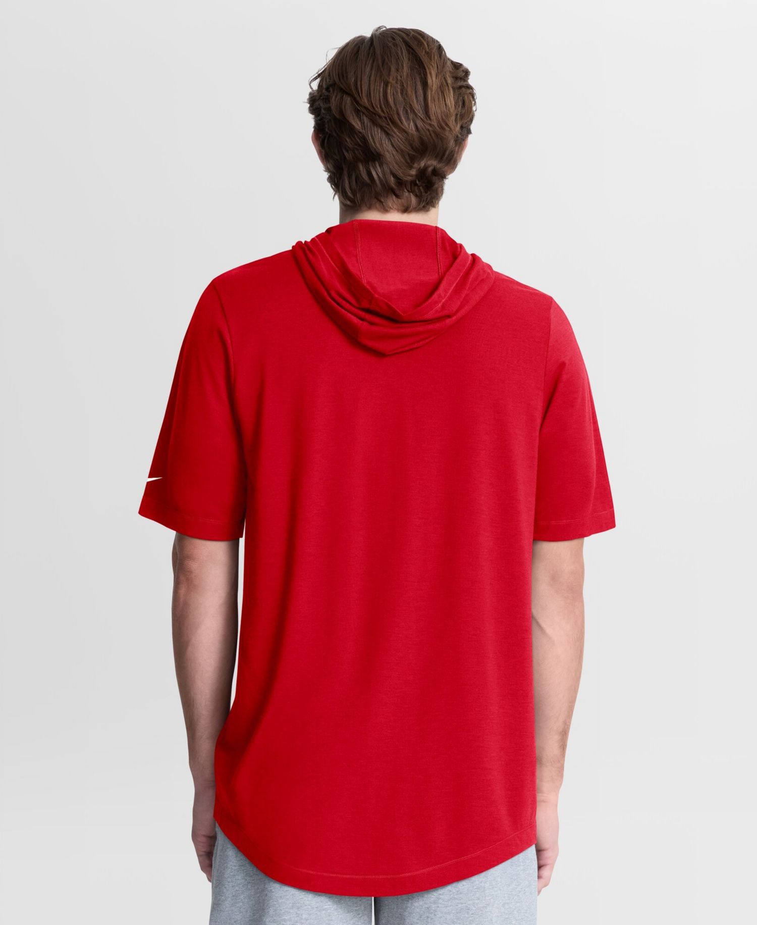 Men's Red Buffalo Bills Tri-Blend Hooded T-Shirt
