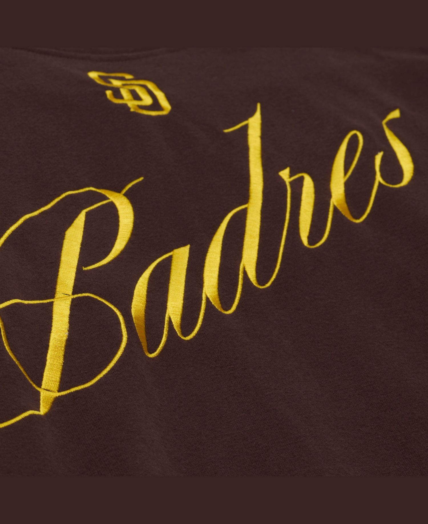 Women's Brown San Diego Padres Script Sweatshirt