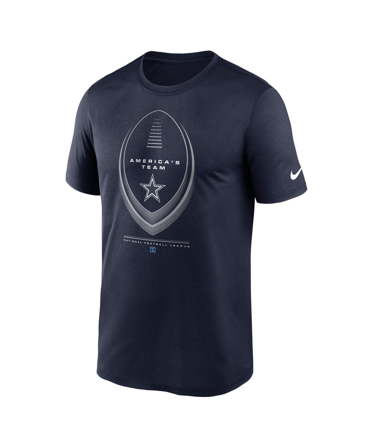 Men's Navy Dallas Cowboys Big & Tall Legend Icon Dri-FIT T-Shirt