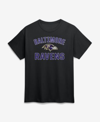 Men's Black Baltimore Ravens Cotton Victory Arch T-Shirt