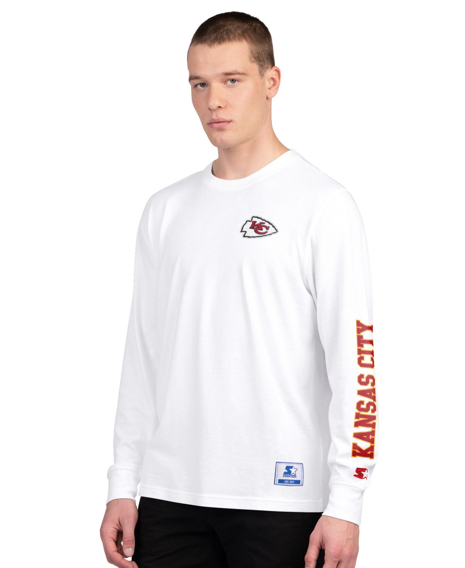 Men's Red/White Kansas City Chiefs Short Sleeve Long Sleeve T-Shirt