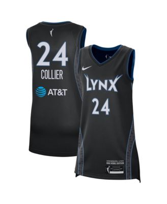 Men's and Women's Napheesa Collier Black Minnesota Lynx Victory Jersey