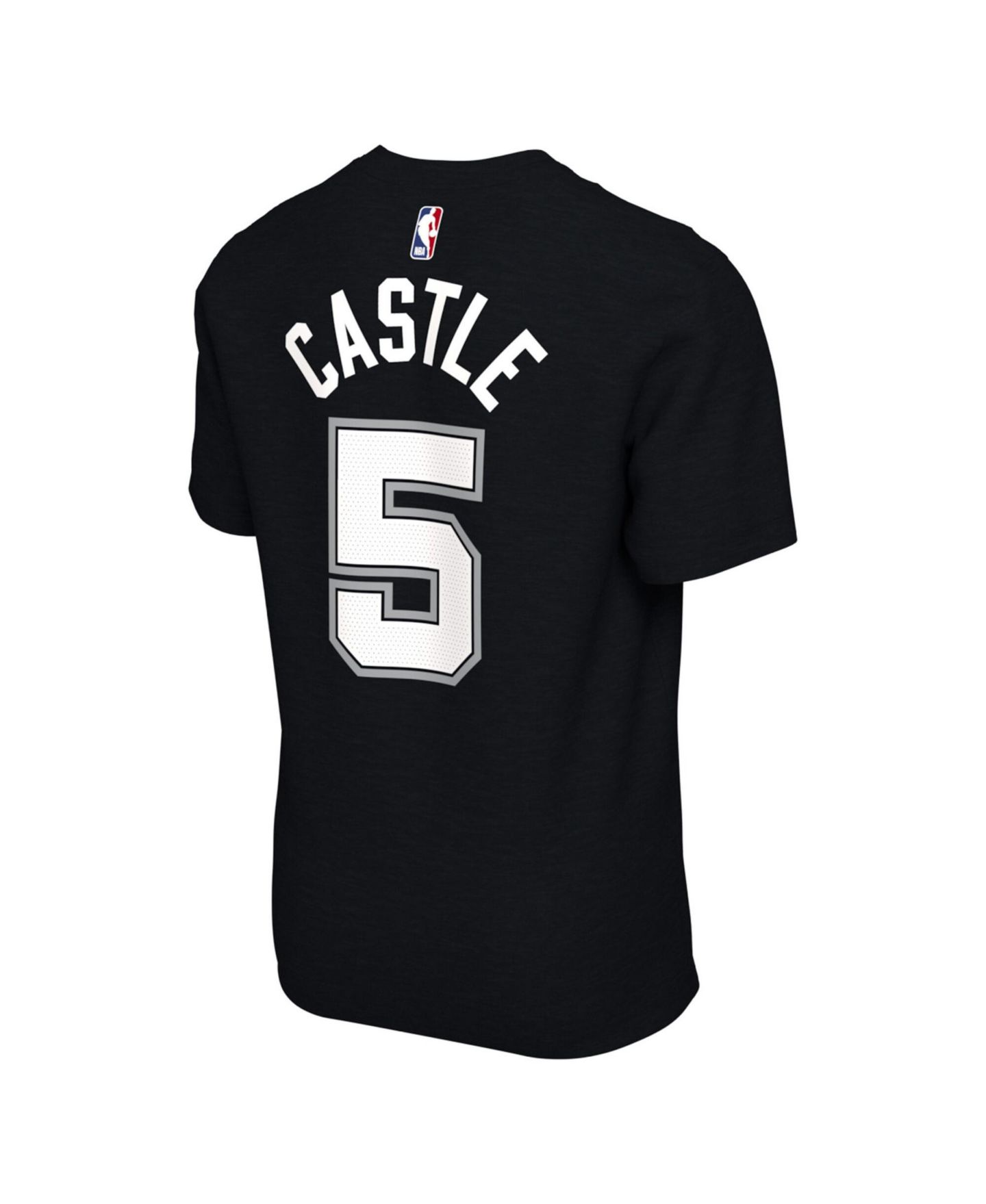 Футболка Nike Stephon Castle Black San Antonio Spurs Name & Number — фото 2