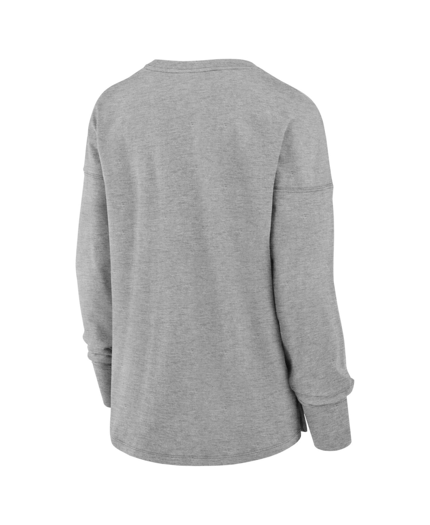 Women's Heather Gray Houston Texans Hometown Legacy Long Sleeve T-Shirt