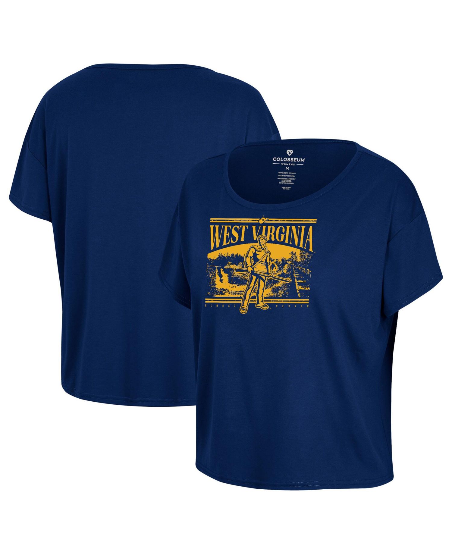 Women's Navy West Virginia Mountaineers 2024 Fan T-Shirt