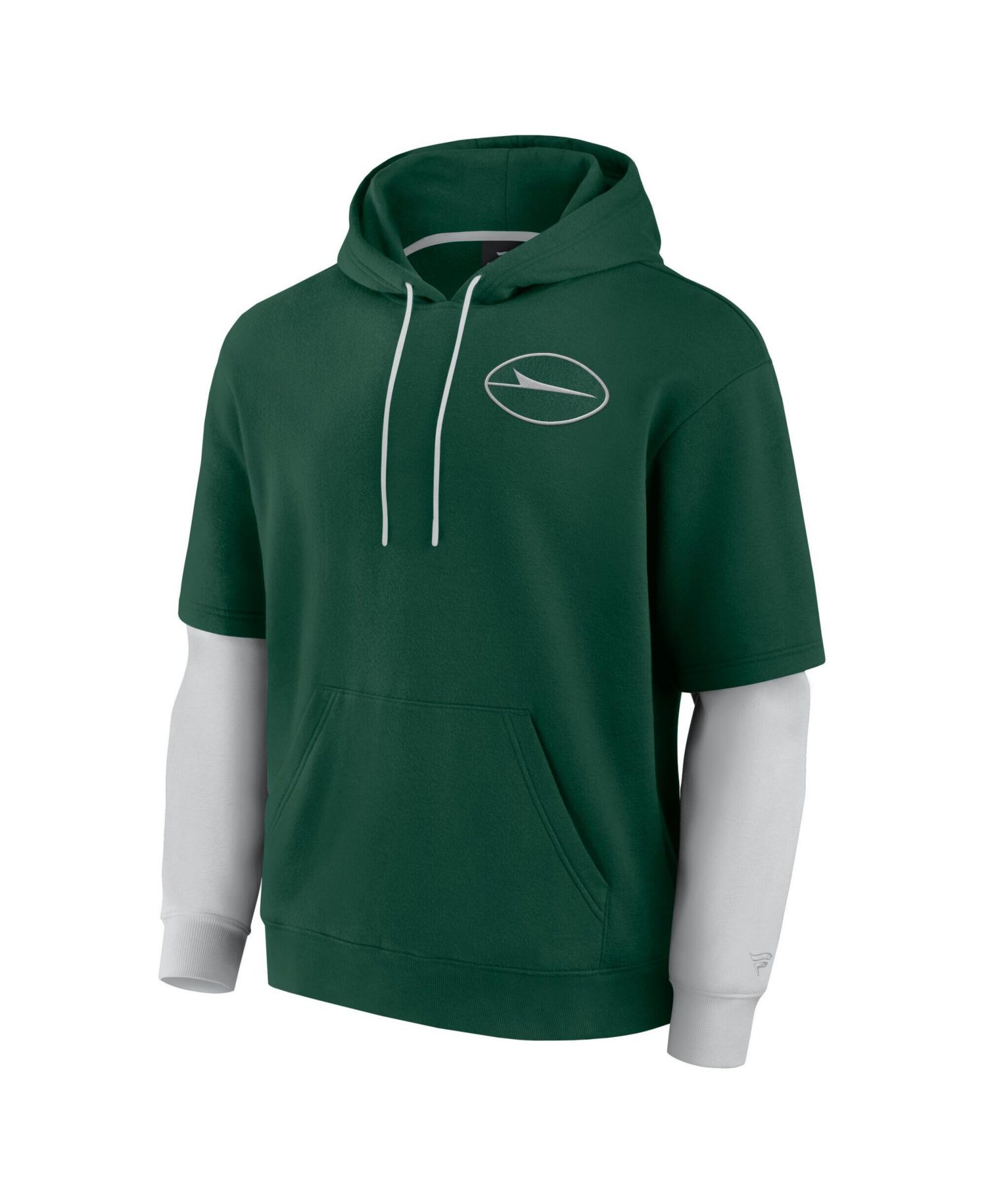 Men's and Women's Green New York Jets Sleek Elements Pullover Hoodie