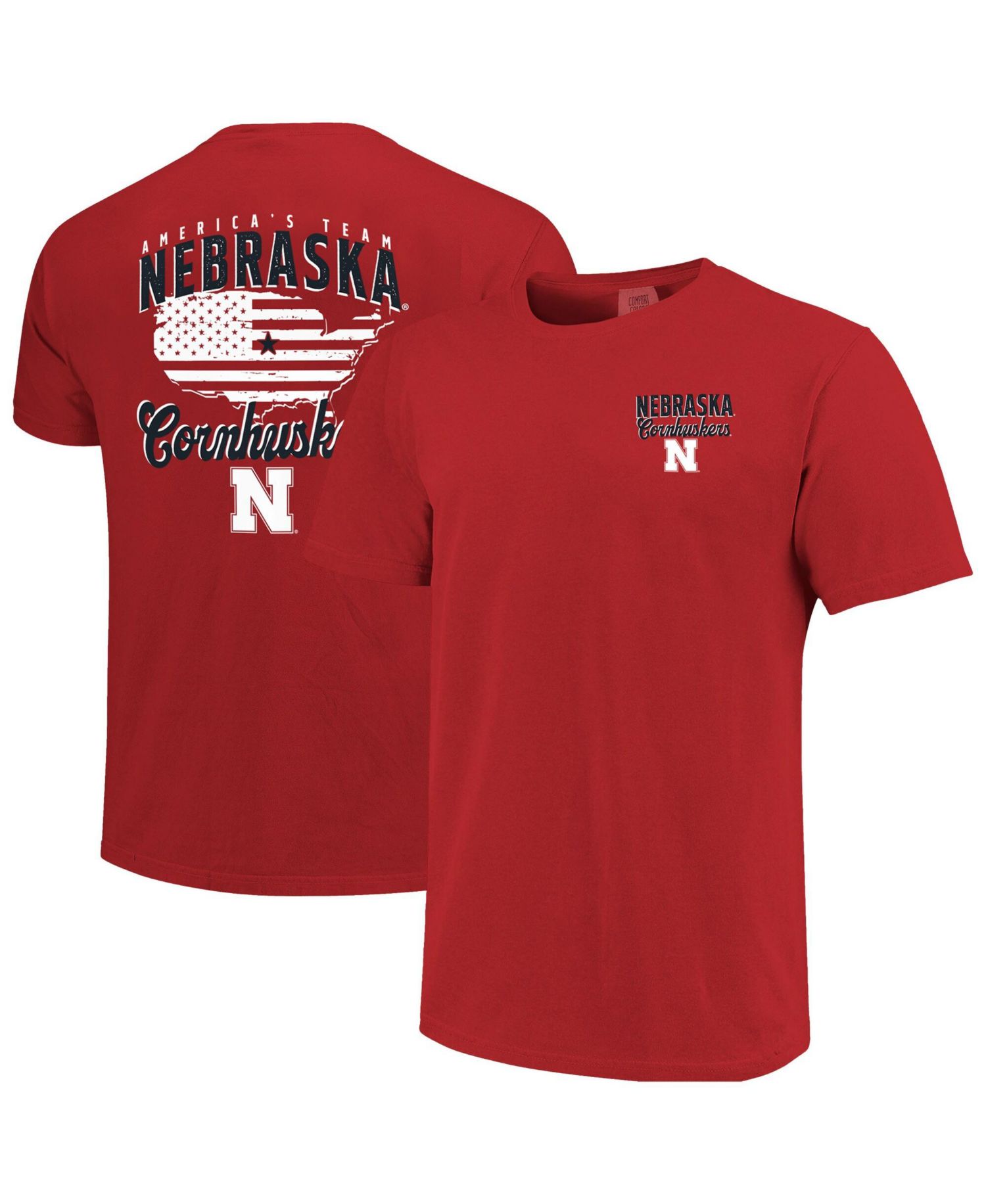 Men's Scarlet Nebraska Huskers America's Team T-Shirt