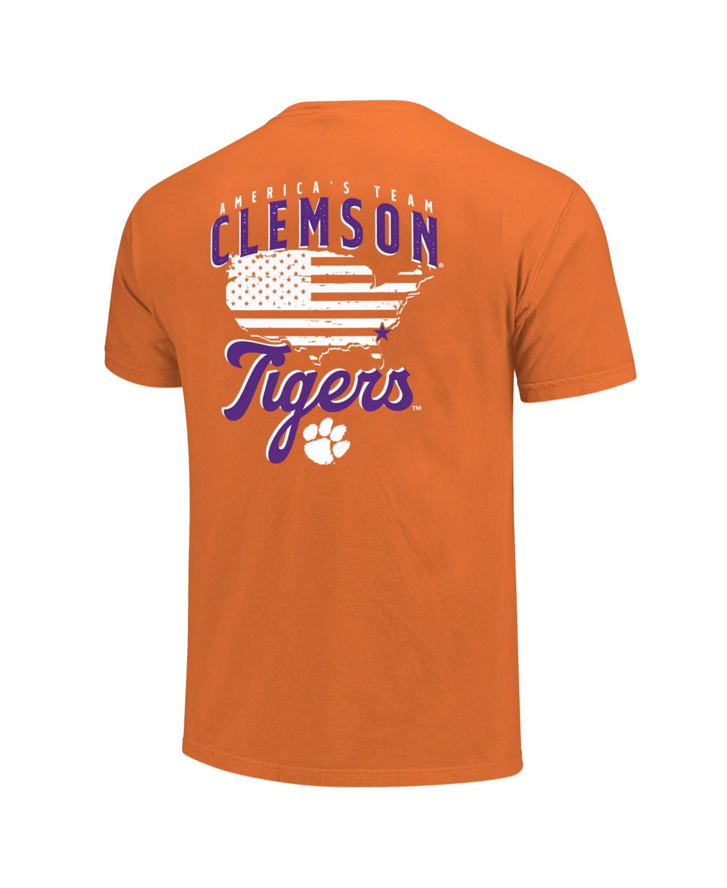 Men's Orange Clemson Tigers America's Team T-Shirt