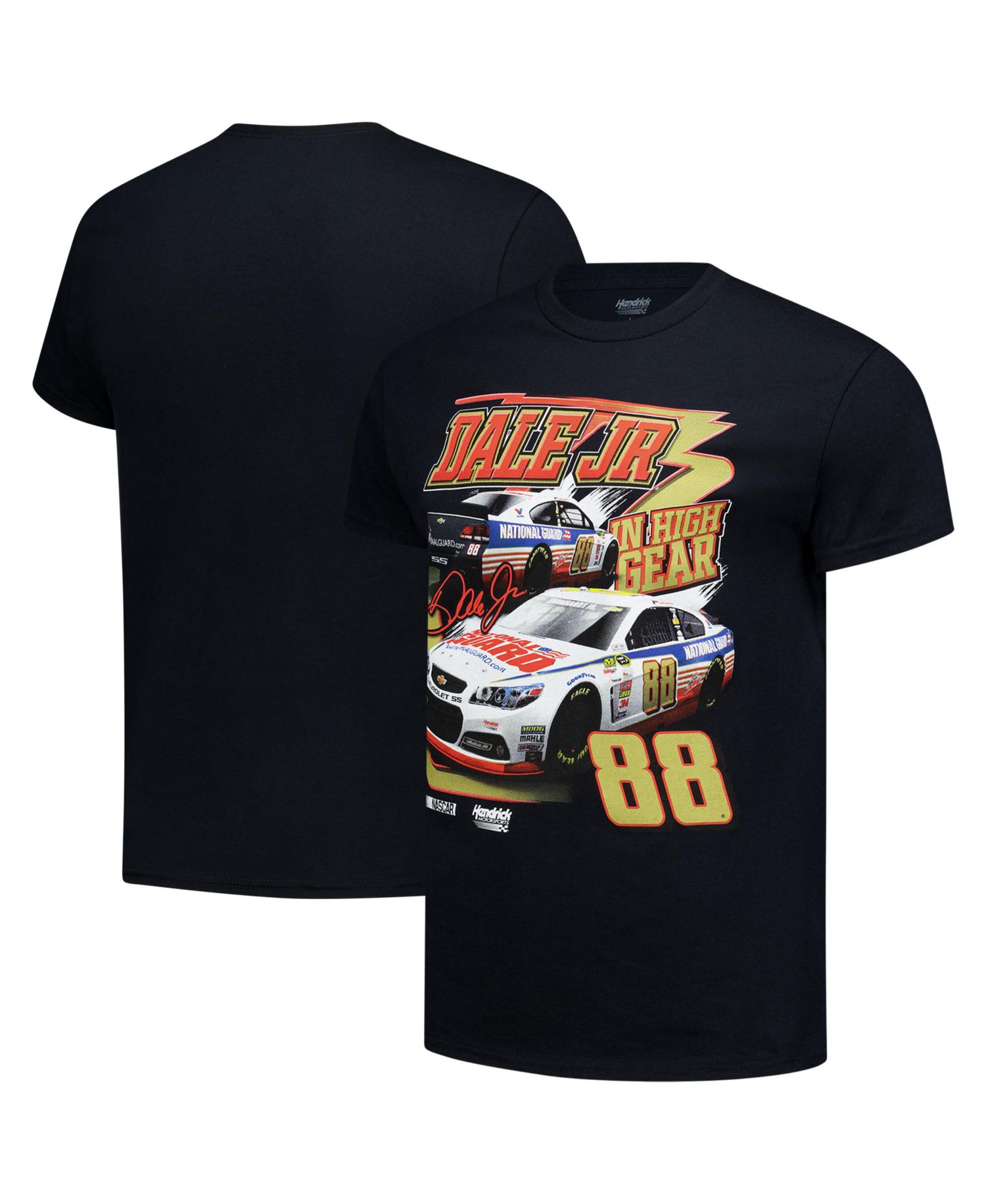 Men's Black Dale Earnhardt Jr. 1-Spot Pit Road Graphic Car T-Shirt