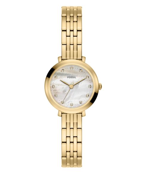 Женские часы Fossil Heidi Three-Hand Gold-Tone Stainless Steel Watch 26mm