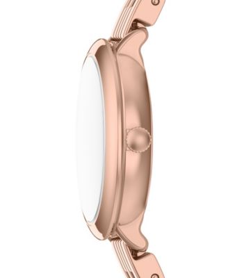 Women\'s Rose Gold-Tone Stainless Steel Heidi Three-Hand Crystal Wrist Watch Fossil-Women-s-Gabby-Three-  main image 4