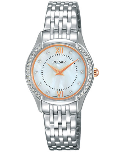 Pulsar Women's Stainless Steel Bracelet Watch 28mm PM2235