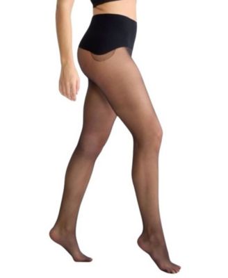 ALLSTAR PRODUCTS GROUP Women's Glide Seamless Sheer Toe Tights