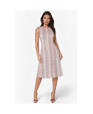 Women's Chevron Racer Sleeveless Maxi Dress