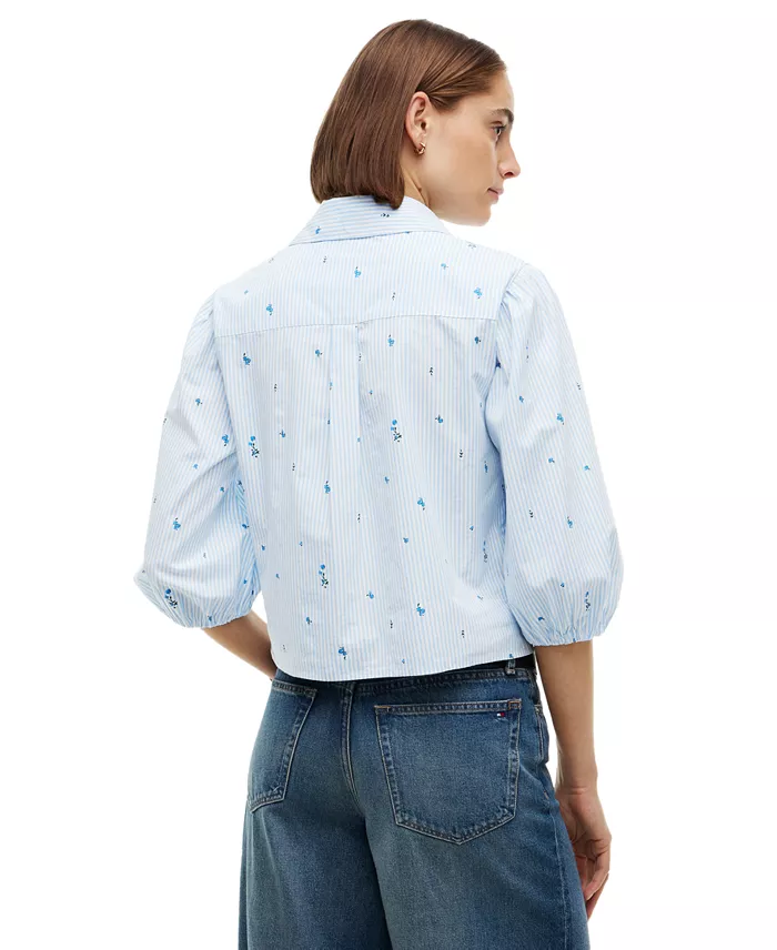 Women's Printed 3/4-Sleeve Shirt - thumbnail 7