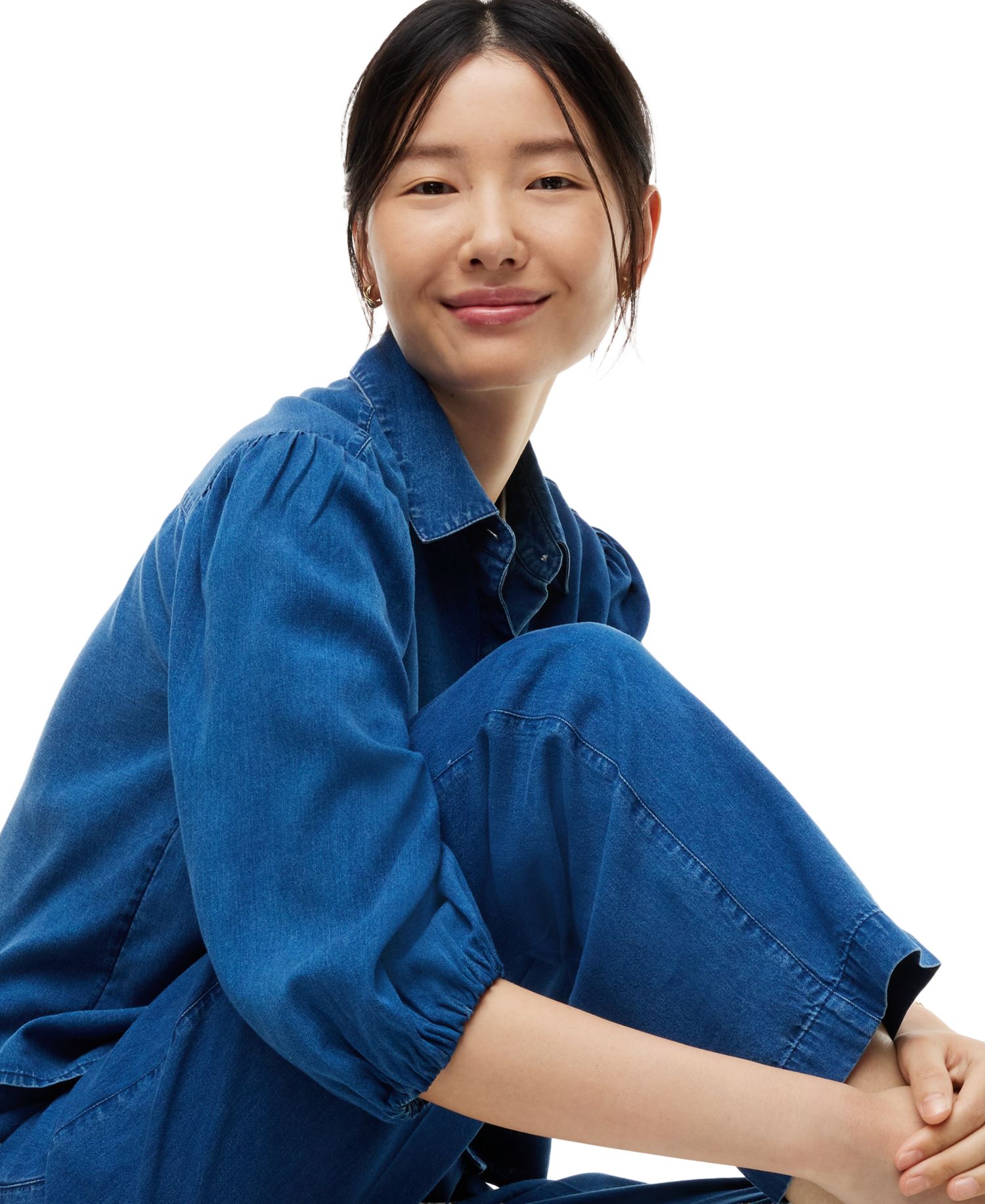 Women's Chambray Tapered Pants