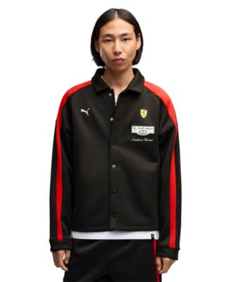 Men's Ferrari Combines Iconic Stripe Track Jacket