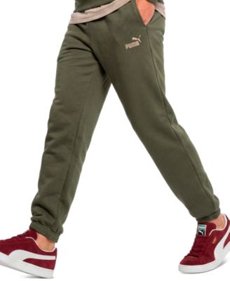 Men's Athletic-Look Cat Logo Classic Gym Pants