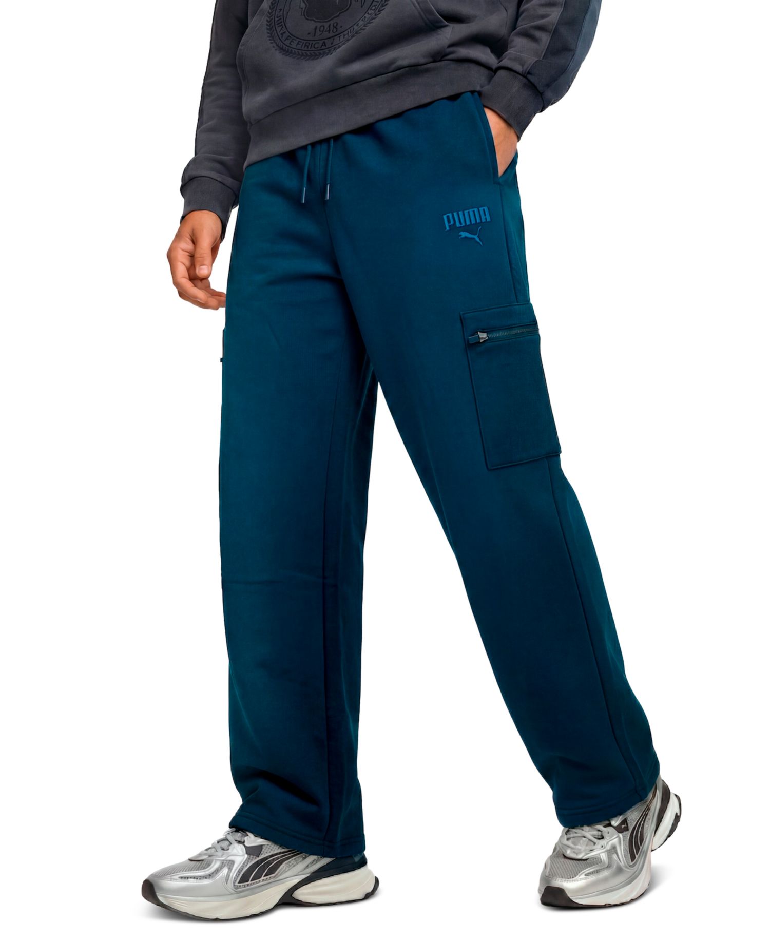 Men's Zip Cargo Pocket Waistband Cargo Pants