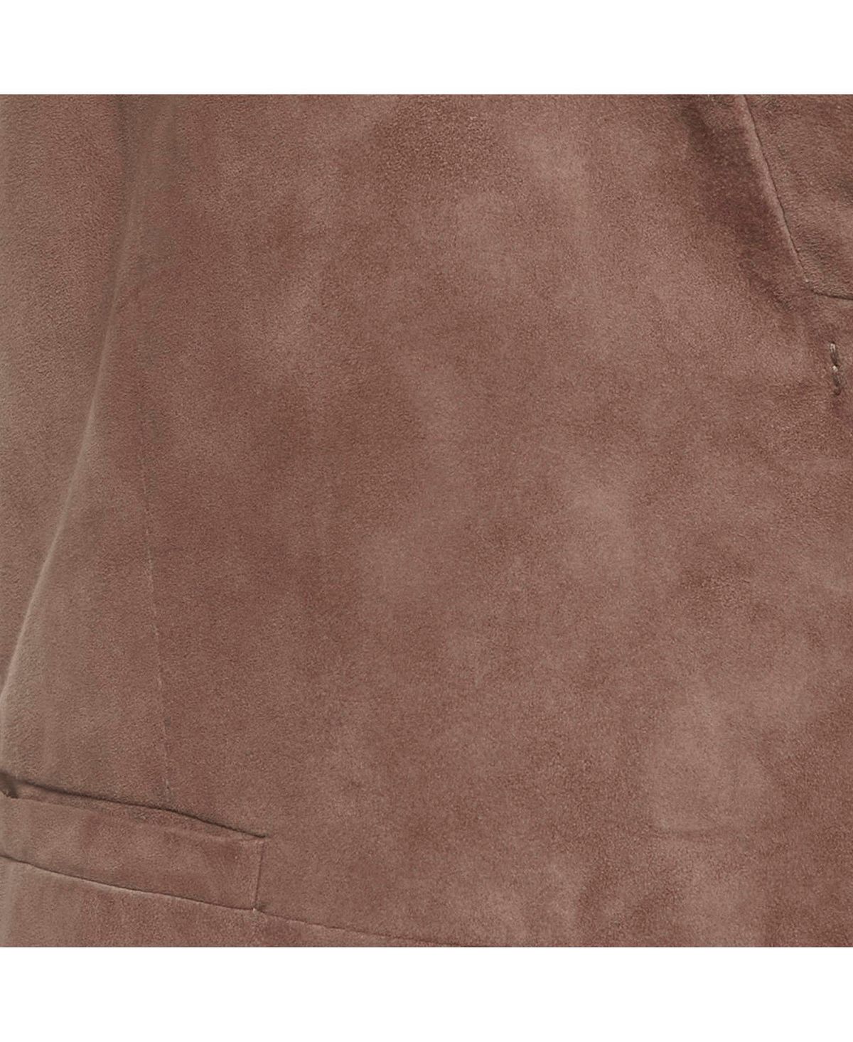 Pre-Owned Brunello Cucinelli Women's Suede Monili Long Vest view 3 — MAYCSS fashion products