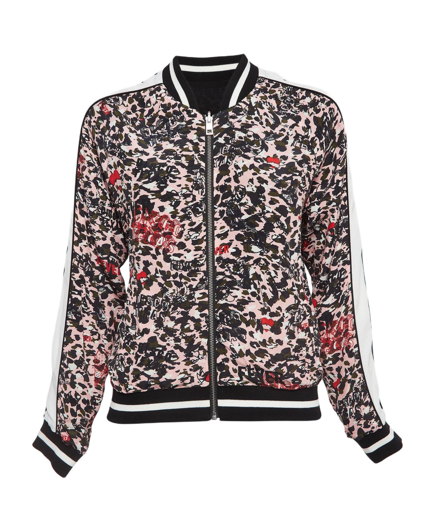 Women's Printed Crepe Reversible Billy Leo Jacket