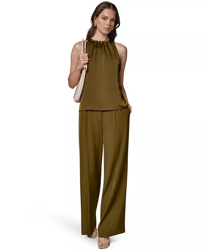 Women's Crewneck Sleeveless Top - thumbnail 7