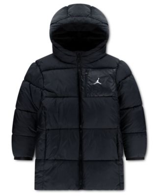 Boys' and Girls' 8-20 Mid-Length Long-Sleeve Puffer Jacket