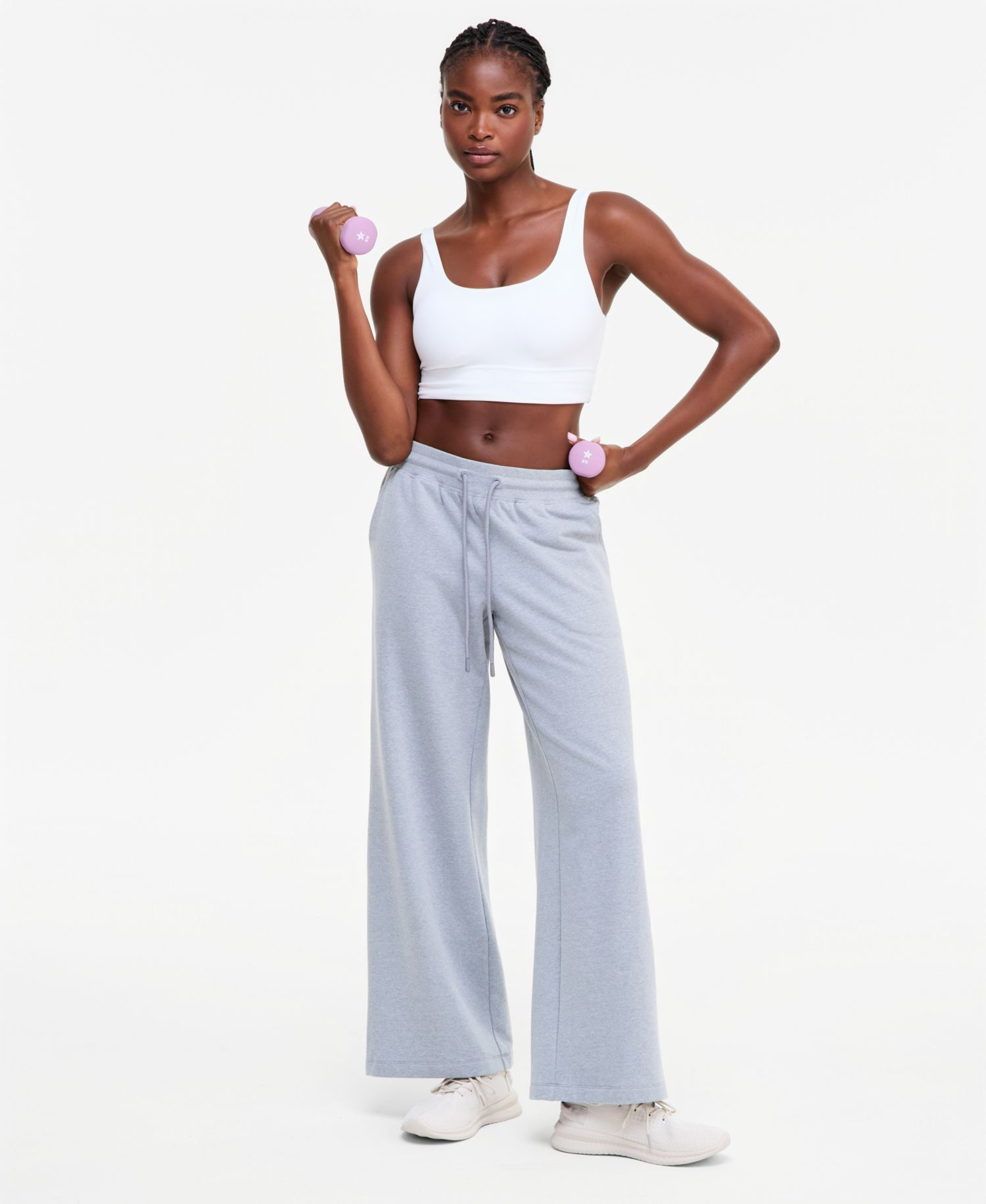 Women's Wide-Leg Fleece Pants