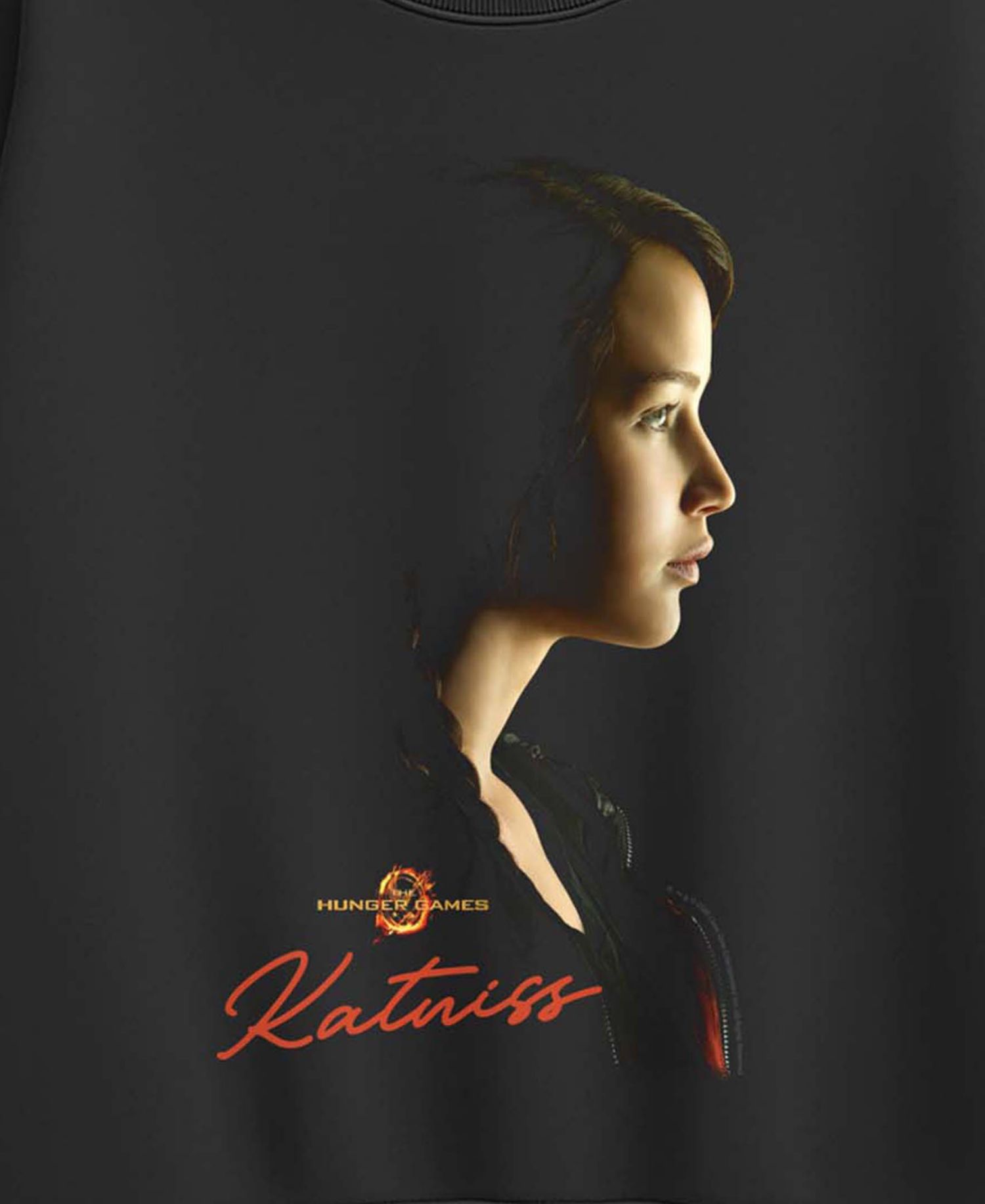Plus Size Katniss Portrait Fleece Sweatshirt