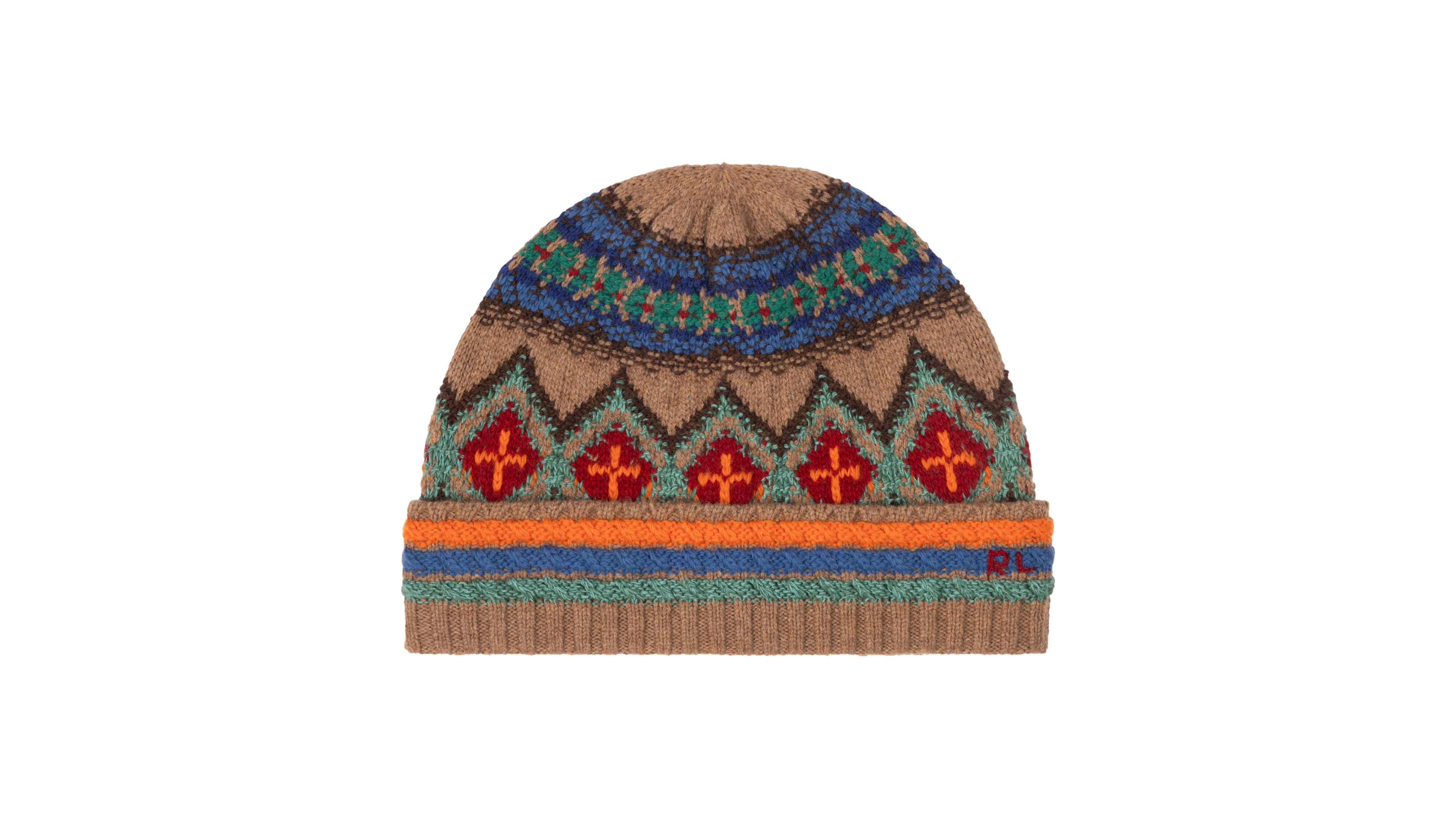 Polo Ralph Lauren Men's Fair Isle Pattern Beanie Hat