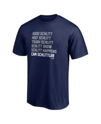 Men's and Women's Cam Schlittler Navy Schlitt List T-Shirt