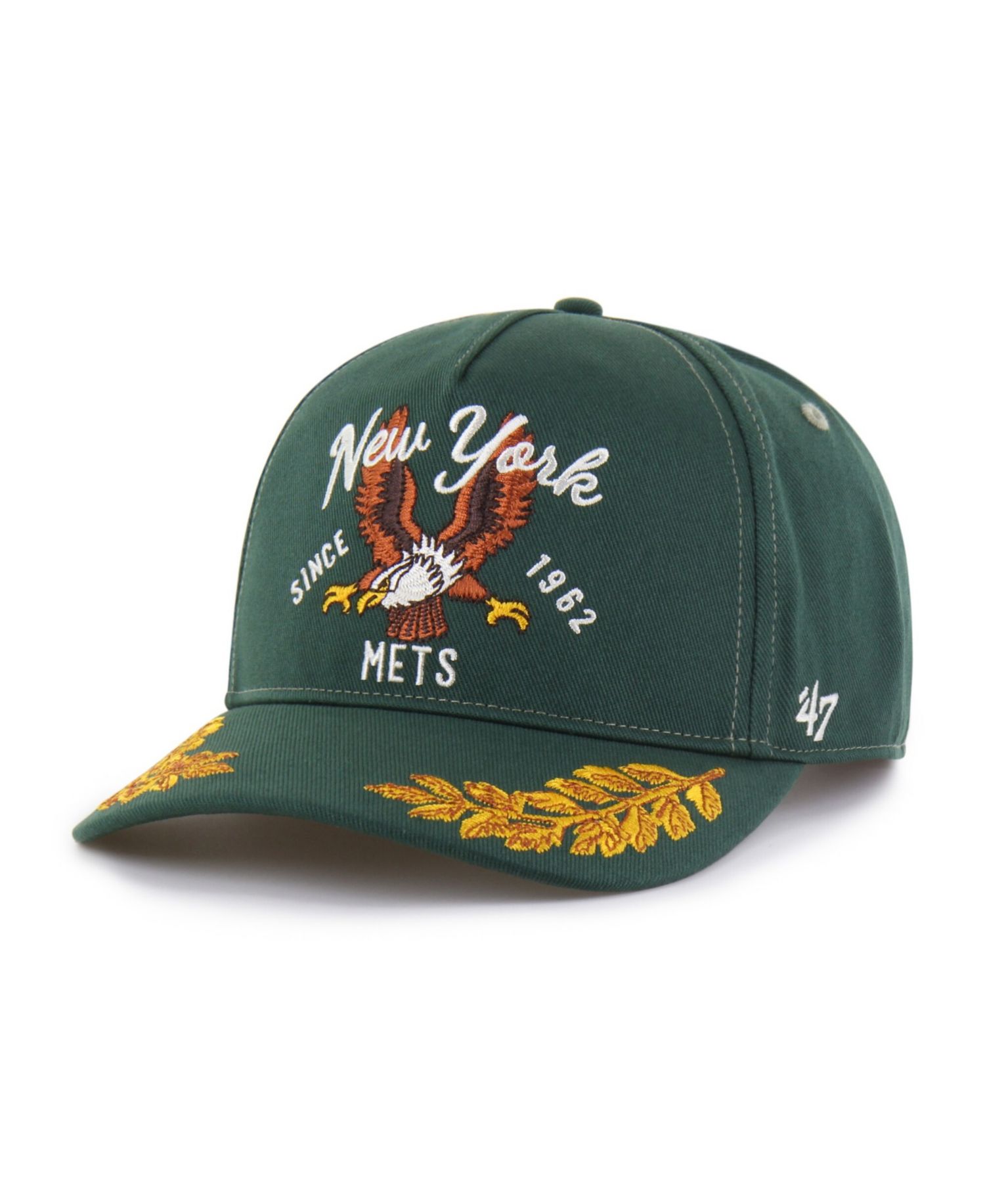 Men's Dark Green New York Mets Keepsake Collection Adjustable Hitch Hat