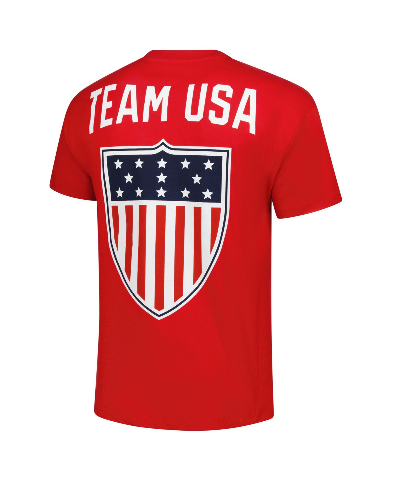 Men's Red Team USA Patriot Crewneck T-Shirt