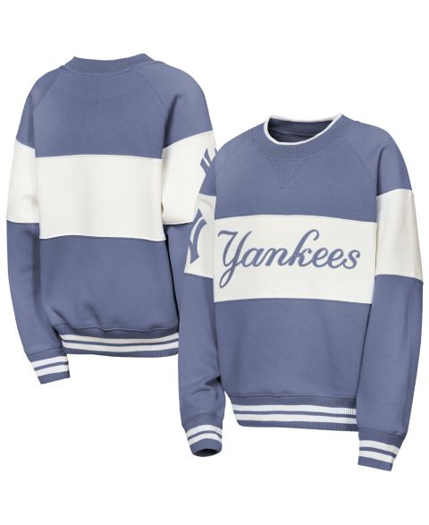 Детская толстовка Outerstuff Blue New York Yankees Ultimate Pastels on Base