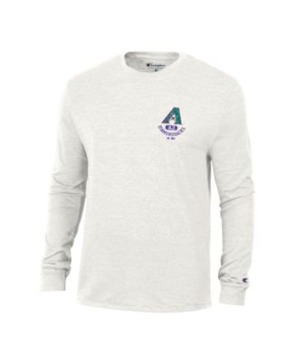 Men's White Arizona Diamondbacks Cooperstown Winning Tradition Tri-Blend Long Sleeve T-Shirt