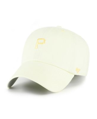 Men's and Women's Yellow Pittsburgh Pirates Pastel Clean Up Adjustable Hat