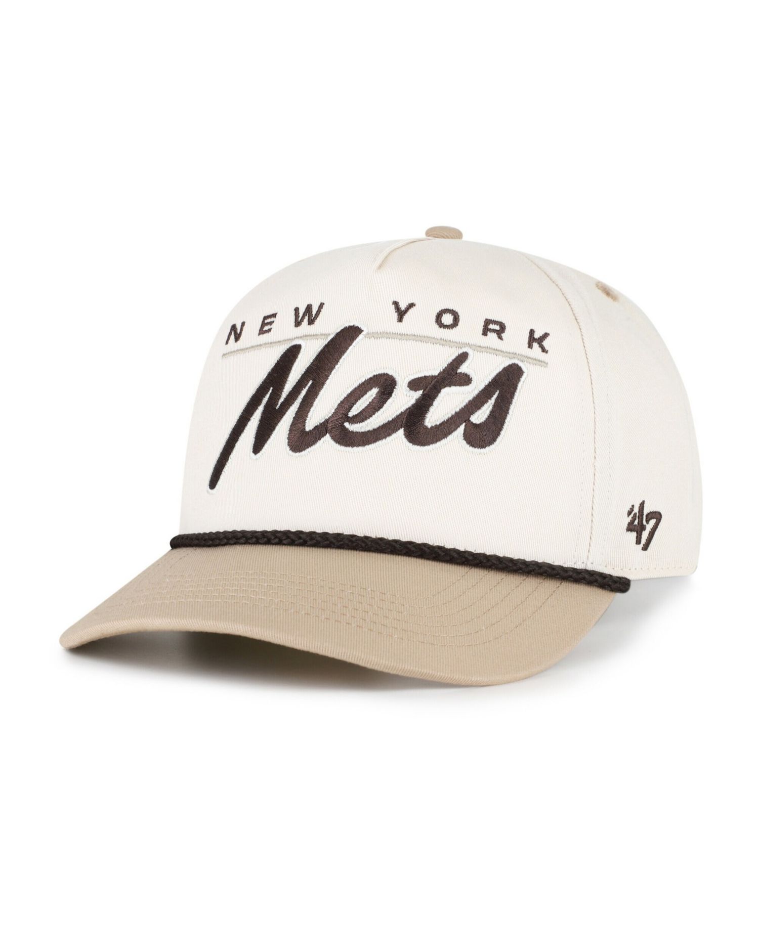 Men's Natural/Tan New York Mets Neutral Terrain Hitch Rope Adjustable Hat