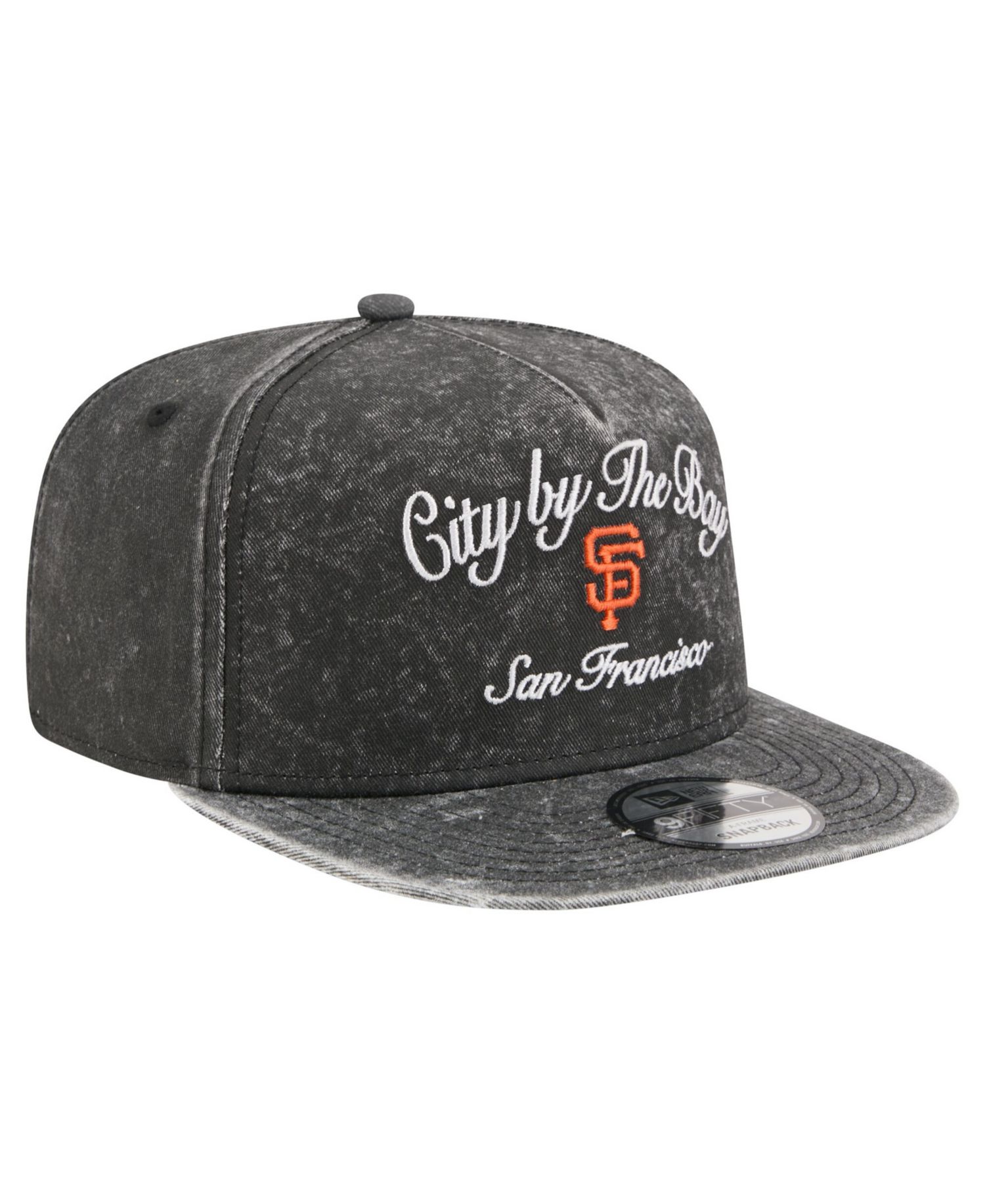 Men's Black San Francisco Giants City Slogan A-Frame 9FIFTY Snapback Hat